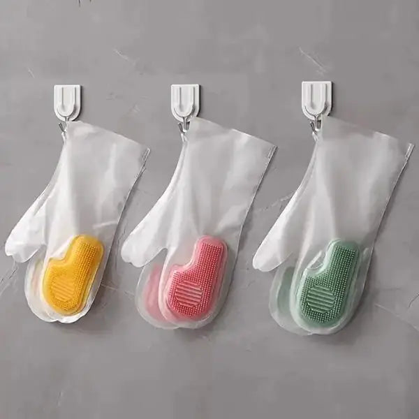 Silicone Dishwashing Glove Pair