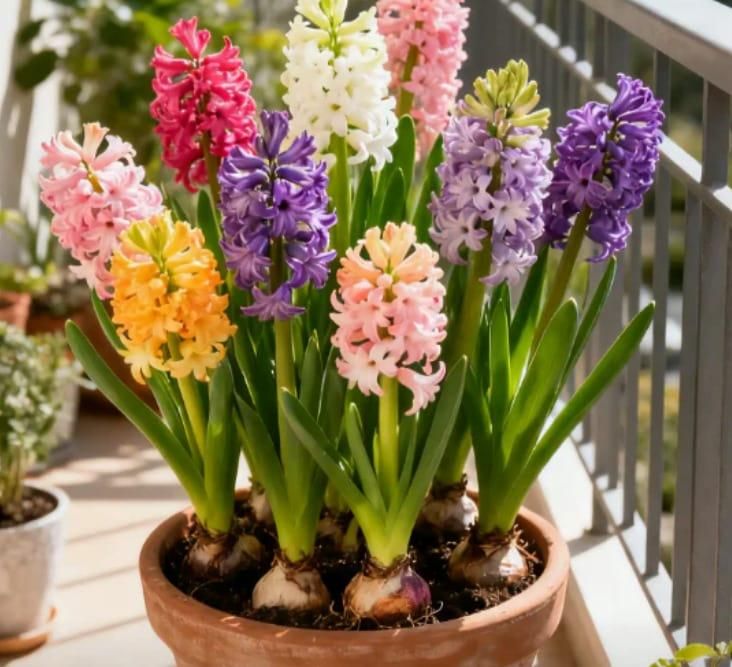 Bi-Color Mutation Hyacinth Bulbs Seeds