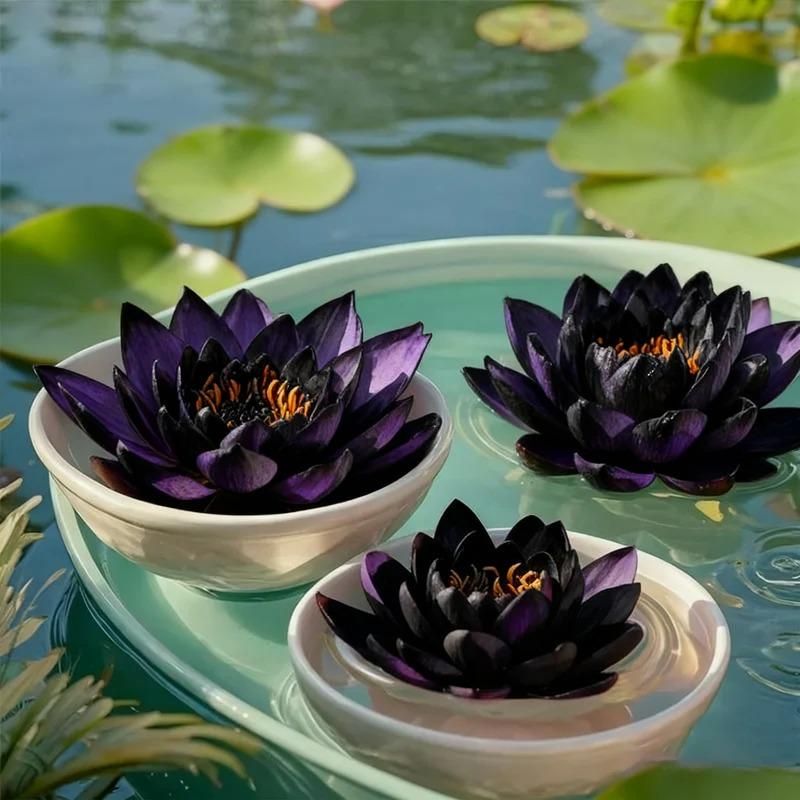 Midnight Purple Lotus Seeds Pack of 1