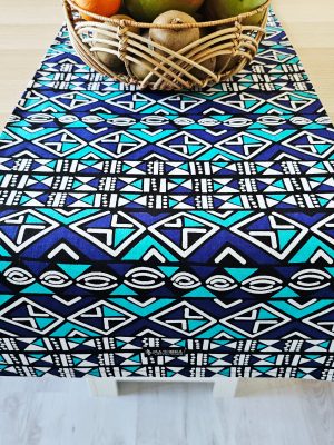 Table Runner 160x35cm | 180x35 | 200x35cm | 100% Cotton African Print Fabric